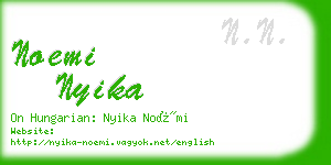 noemi nyika business card